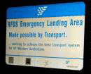 Airstrip on road