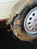 Tire blowout