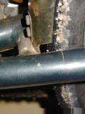 Cracked frame