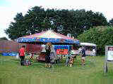 Setting up carnival in Waipu