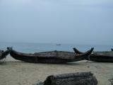 Kovalam beach fishing boat