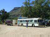 Bus passing through