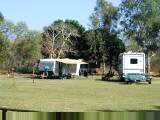 Caravan park out back