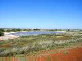 Shallow lake along the way