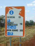 Signs indicating rest areas
