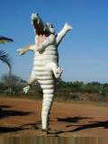 Jumping crocodile