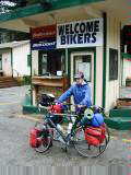 Welcome sign for bicycles?