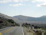 Road descending down from Julian