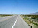 Long straight quiet road on US-60
