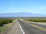 Long straightaway climbing from Safford