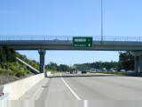 Riding along the motorway
