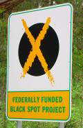 Black spot == dangerous road