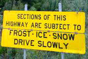 Sign along the way