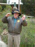 Alan on wildflower walk