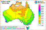 Rainfall, May to July