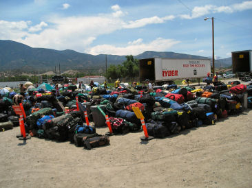 Baggage trucks