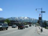Steamboat Springs with ski area in background