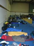 No tents tonight
