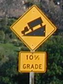steep grade