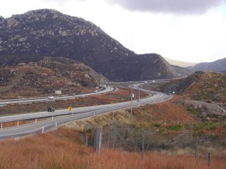 entering I-8 eastbound